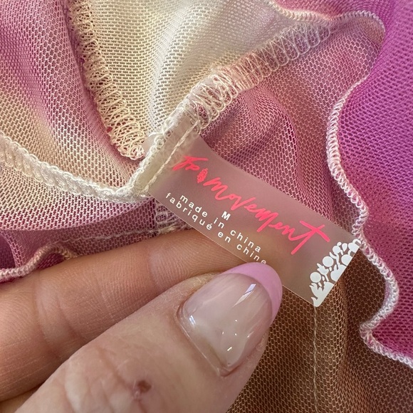 Free People Jump Off Sheer Layering Long Sleeve Tee - Picture 8 of 11